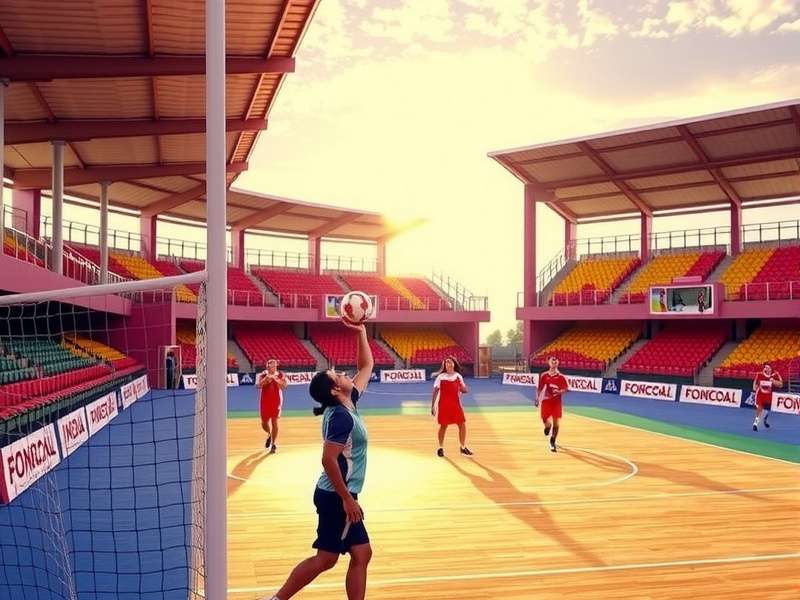 Indian Themed Handball Stadium